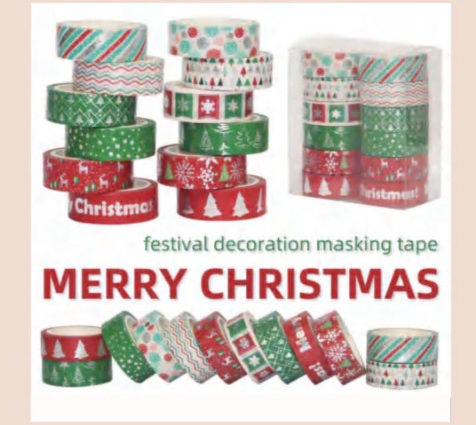 Christmas Tape-  Mixed Set