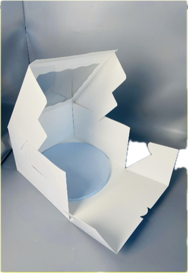 Cake Box - White-  New
