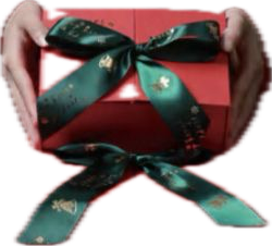 Red Box with Green Ribbon