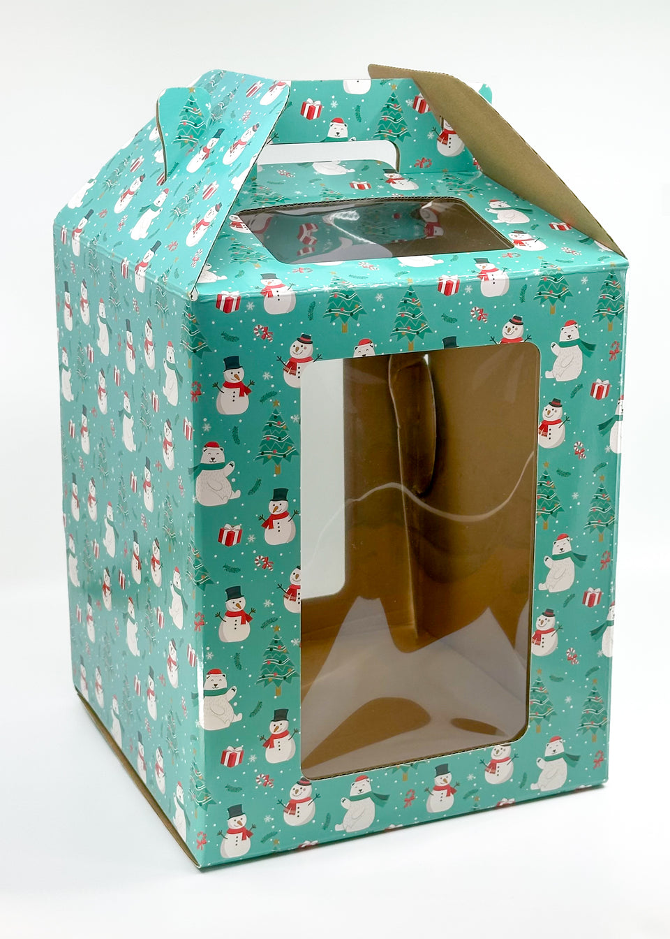 Christmas Corrugated Box with Handle