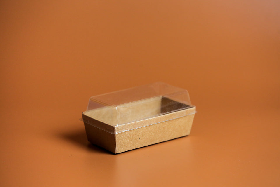 Take Out Box with Clear Cover - Square
