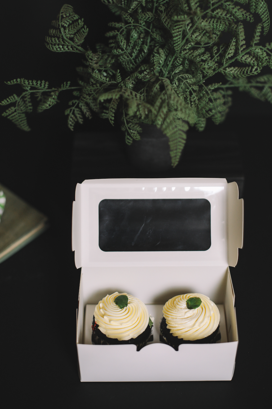 Cupcake Box -with window,No handle