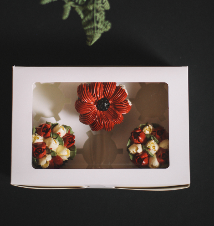 Cupcake Box -with window,No handle