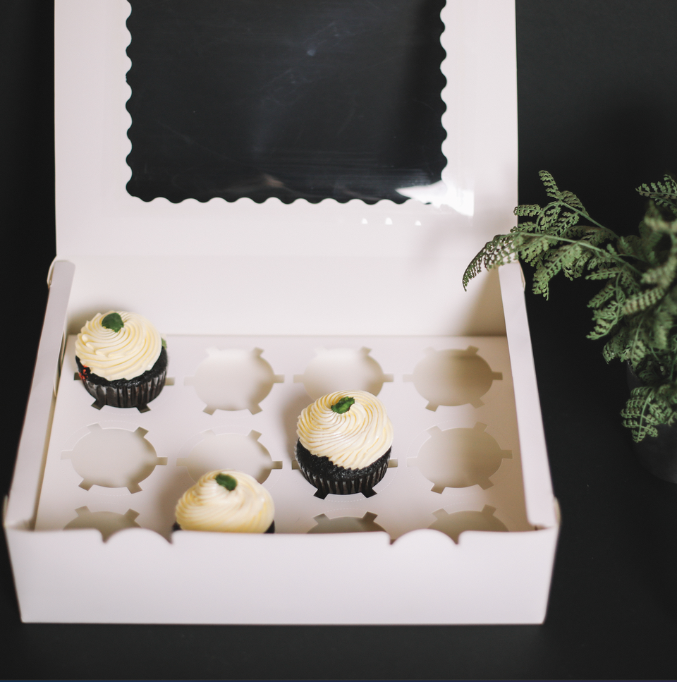 Cupcake Box -with window,No handle