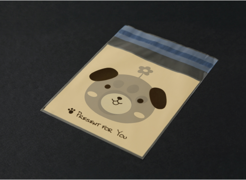 Plastic Pouch - With Adhesive -