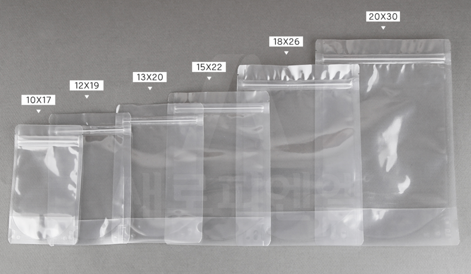 Clear PET Stand Pouch with Seal